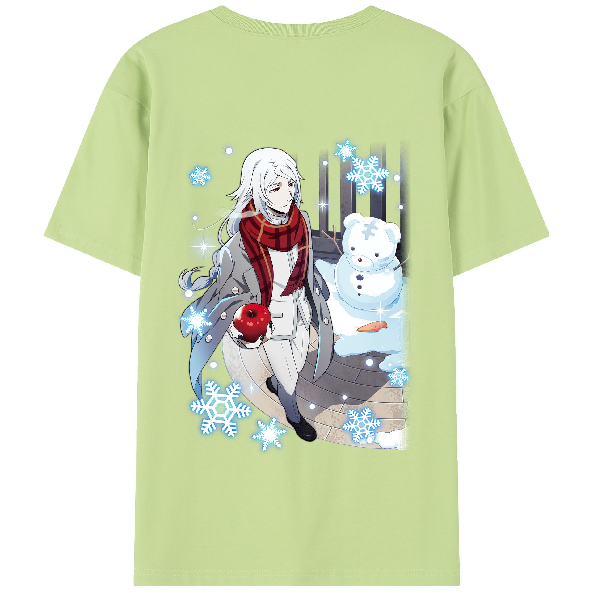 （画像用） 文豪ストレイドッグス Bungo Stray Dogs 綿100％半袖Tシャツ（背面プリント）